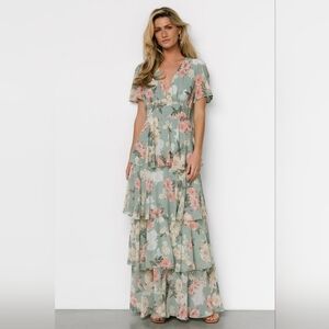 Baltic Born Montaigne Ruffle Maxi Dress